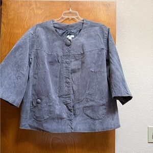 Dressbarn Charcoal Blazer